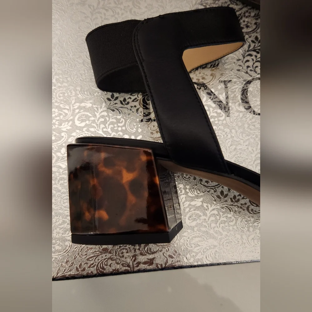 FRANCO SARTO SIZE 8 1/2 Black Women's Sandals - Picture 2 of 5